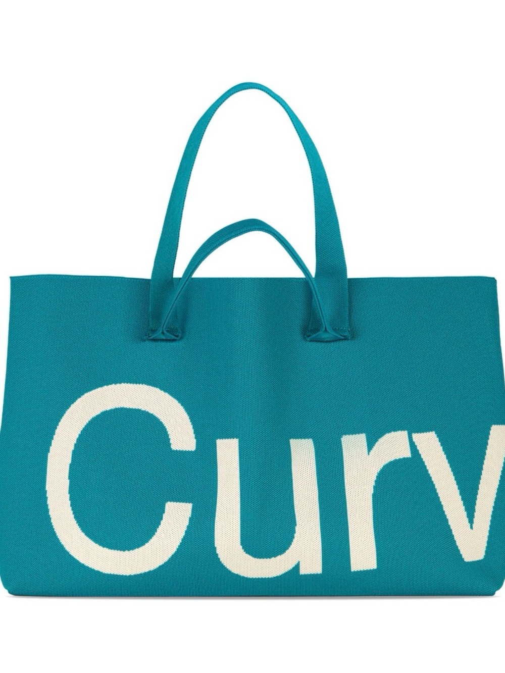 CURVES by Sean Brown Knit Tote Emerald Knit Limited Release